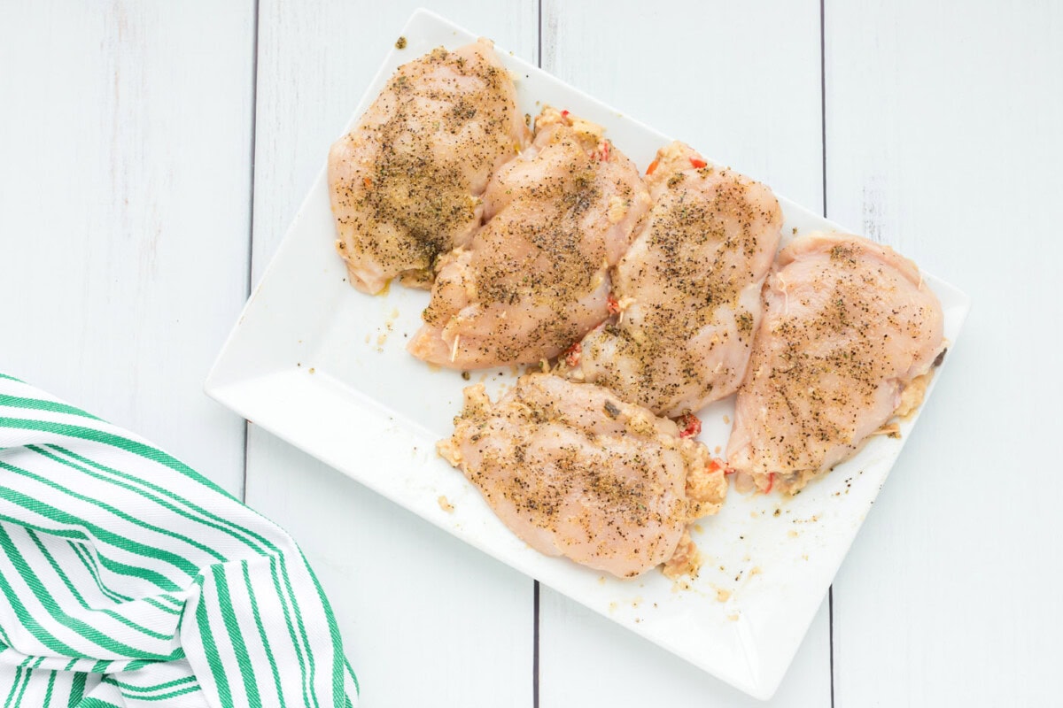 seasoned stuffed chicken breasts