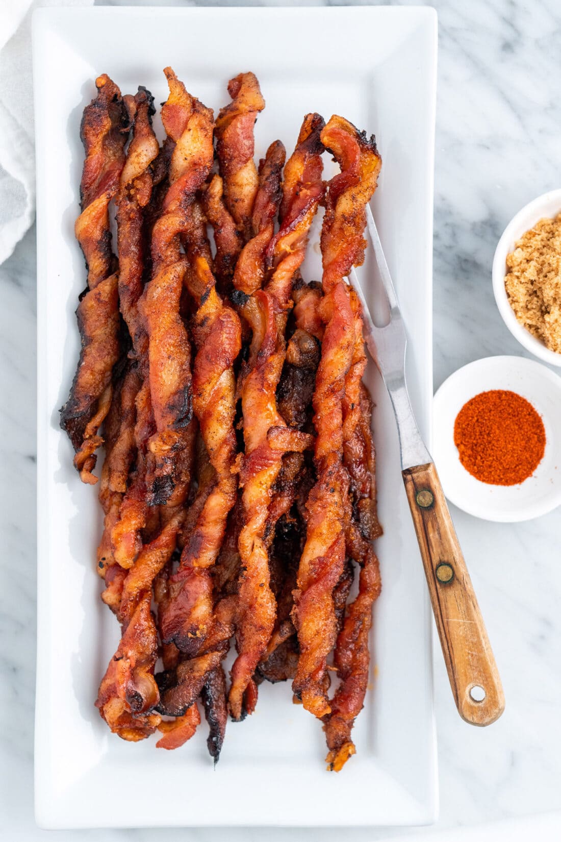 platter of Bacon Twists