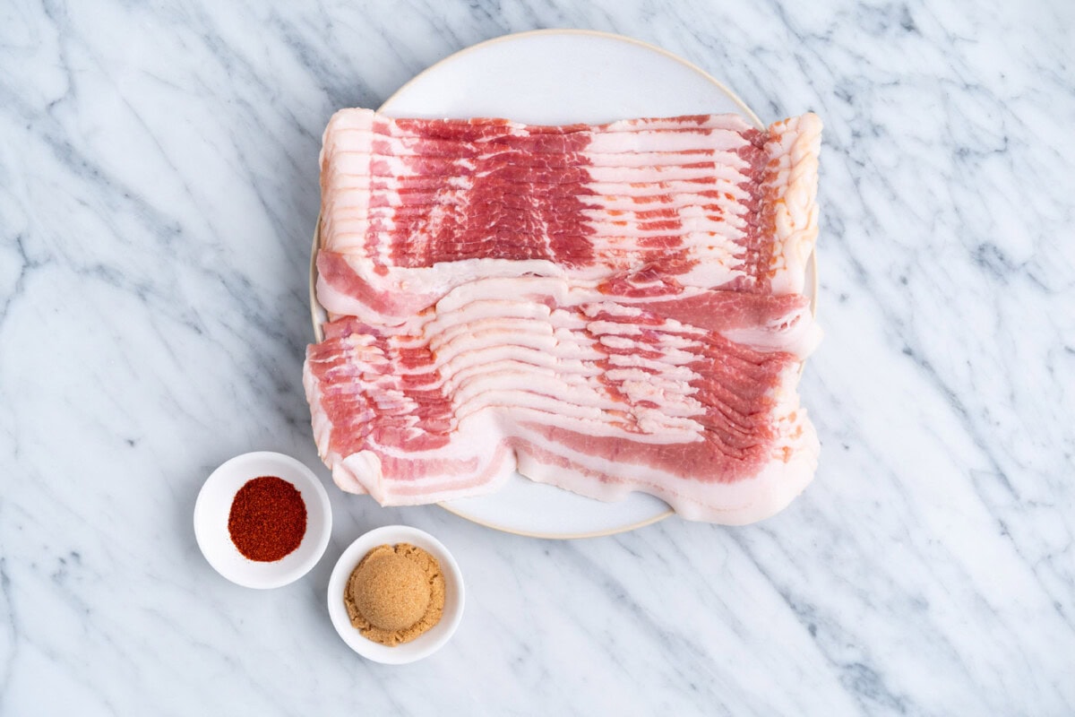 ingredients for Bacon Twists