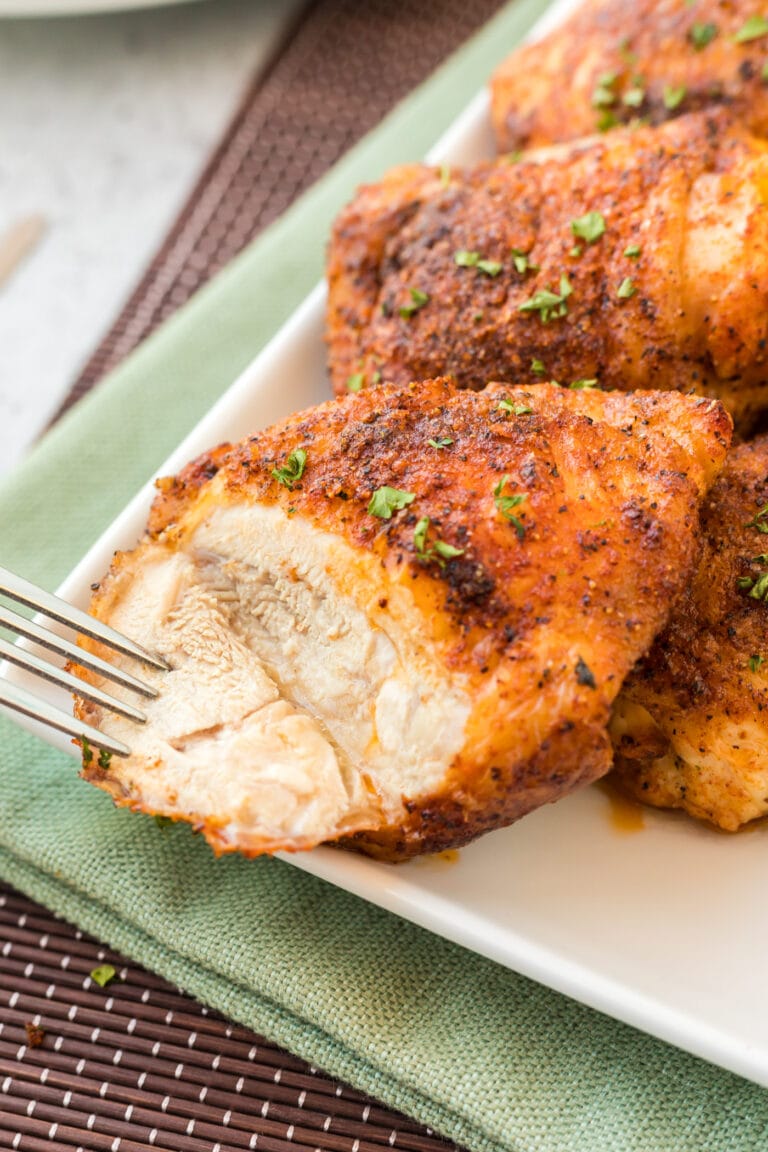 Baked Chicken Thighs - Amanda's Cookin' - Chicken & Poultry