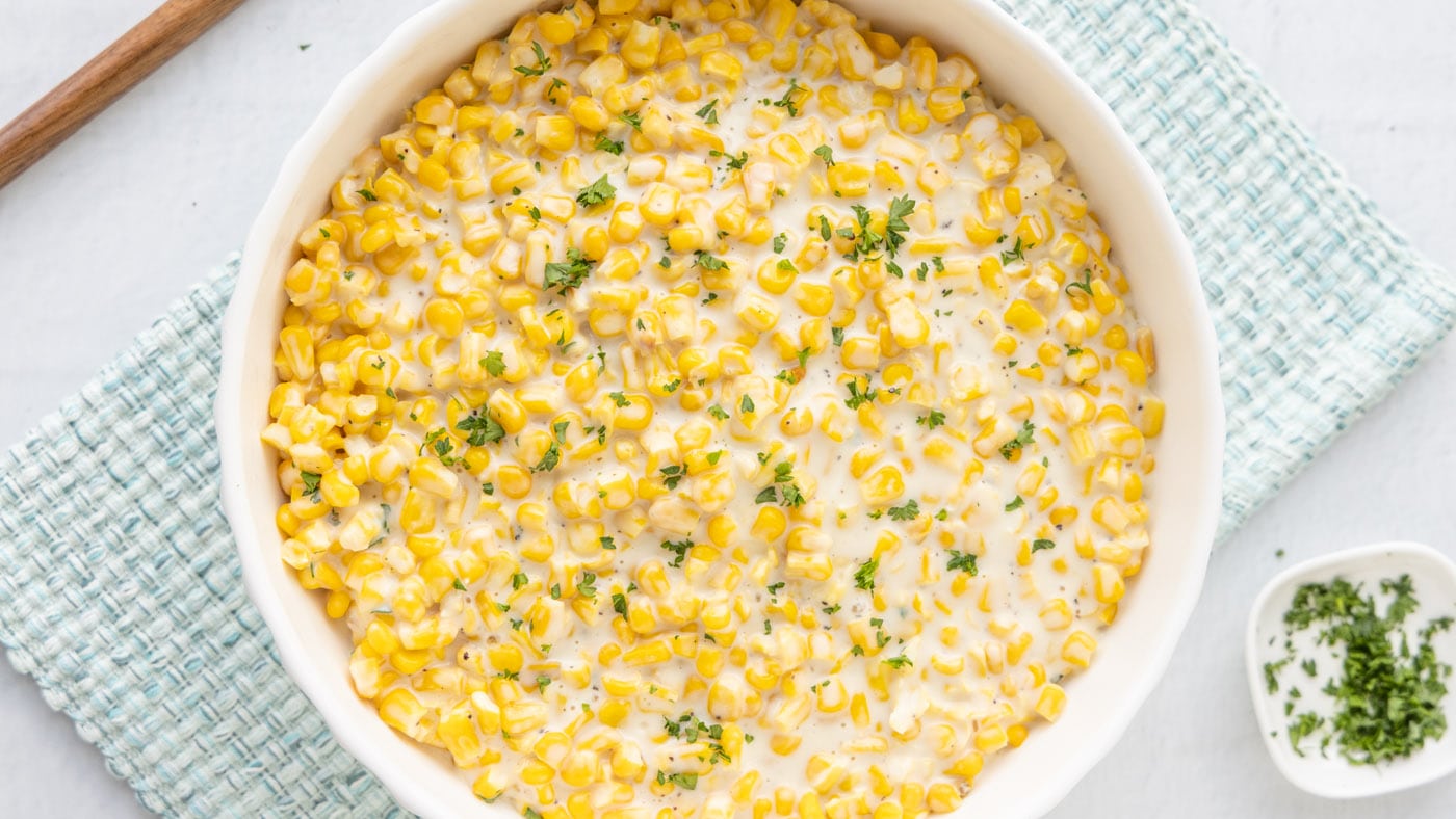 This easy homemade creamed corn runs the canned stuff straight out of the park. It's rich and creamy