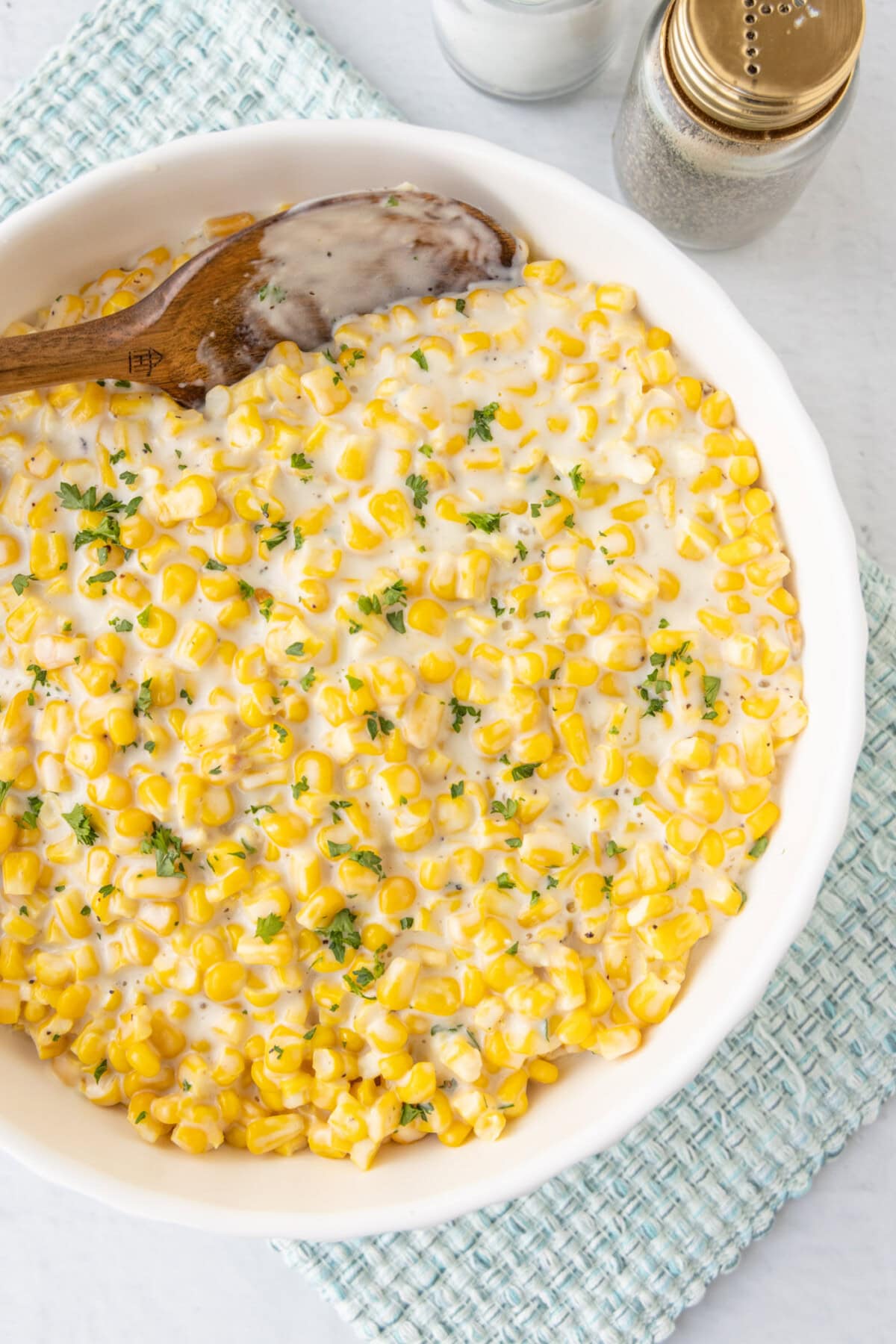 bowl of Creamed Corn