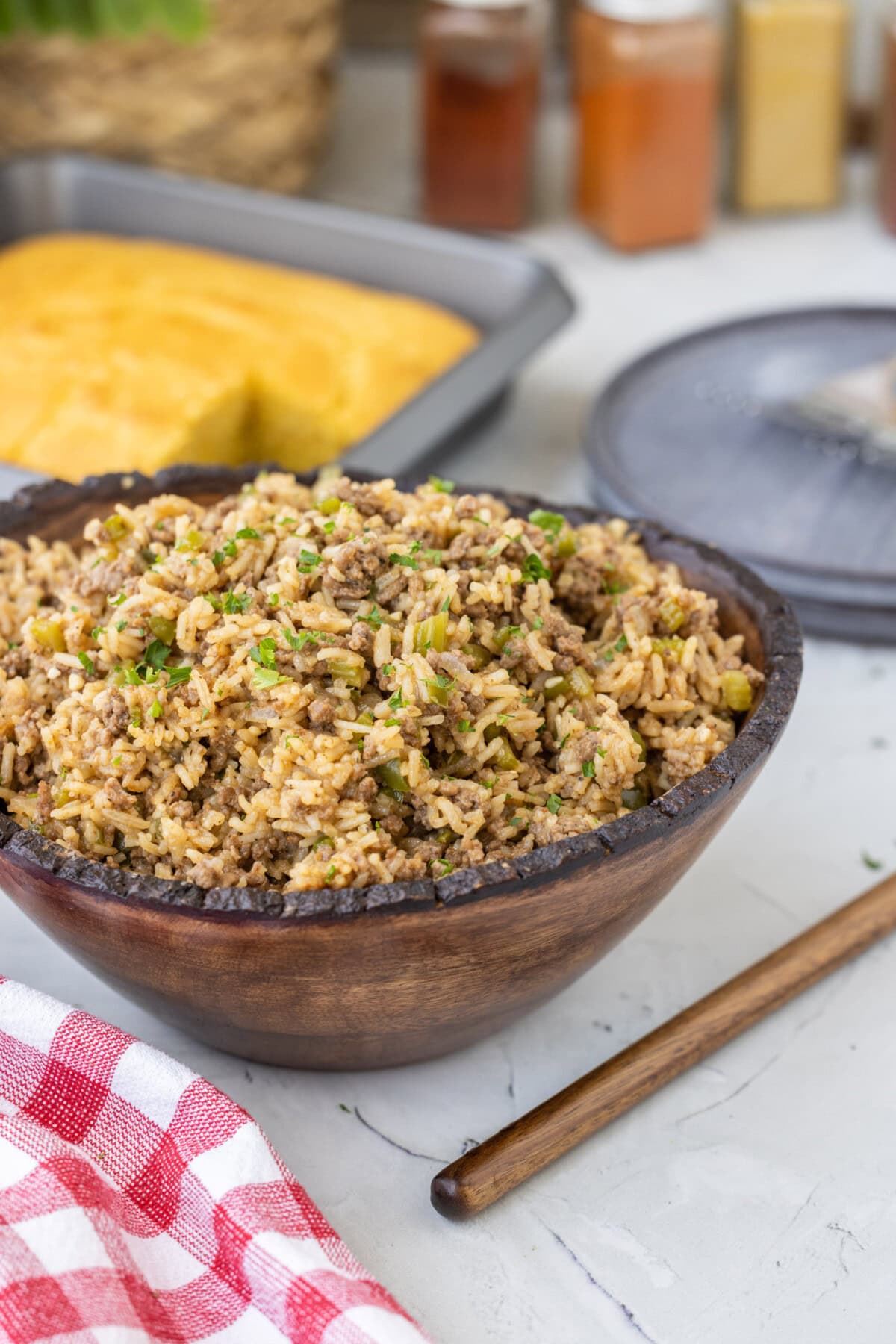 bowl of Dirty Rice