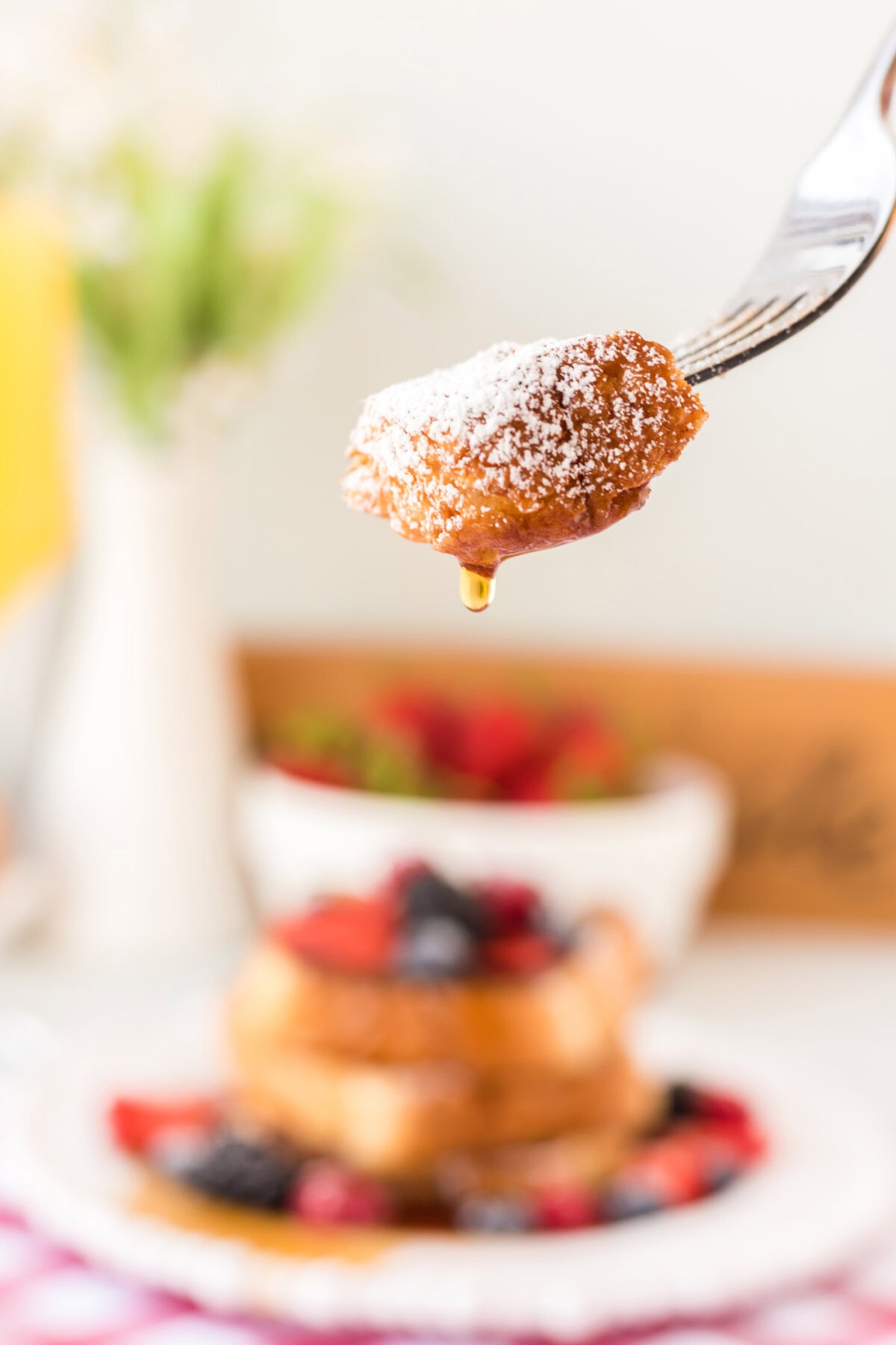 fork of French Toast