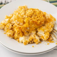 plate of Funeral Potatoes