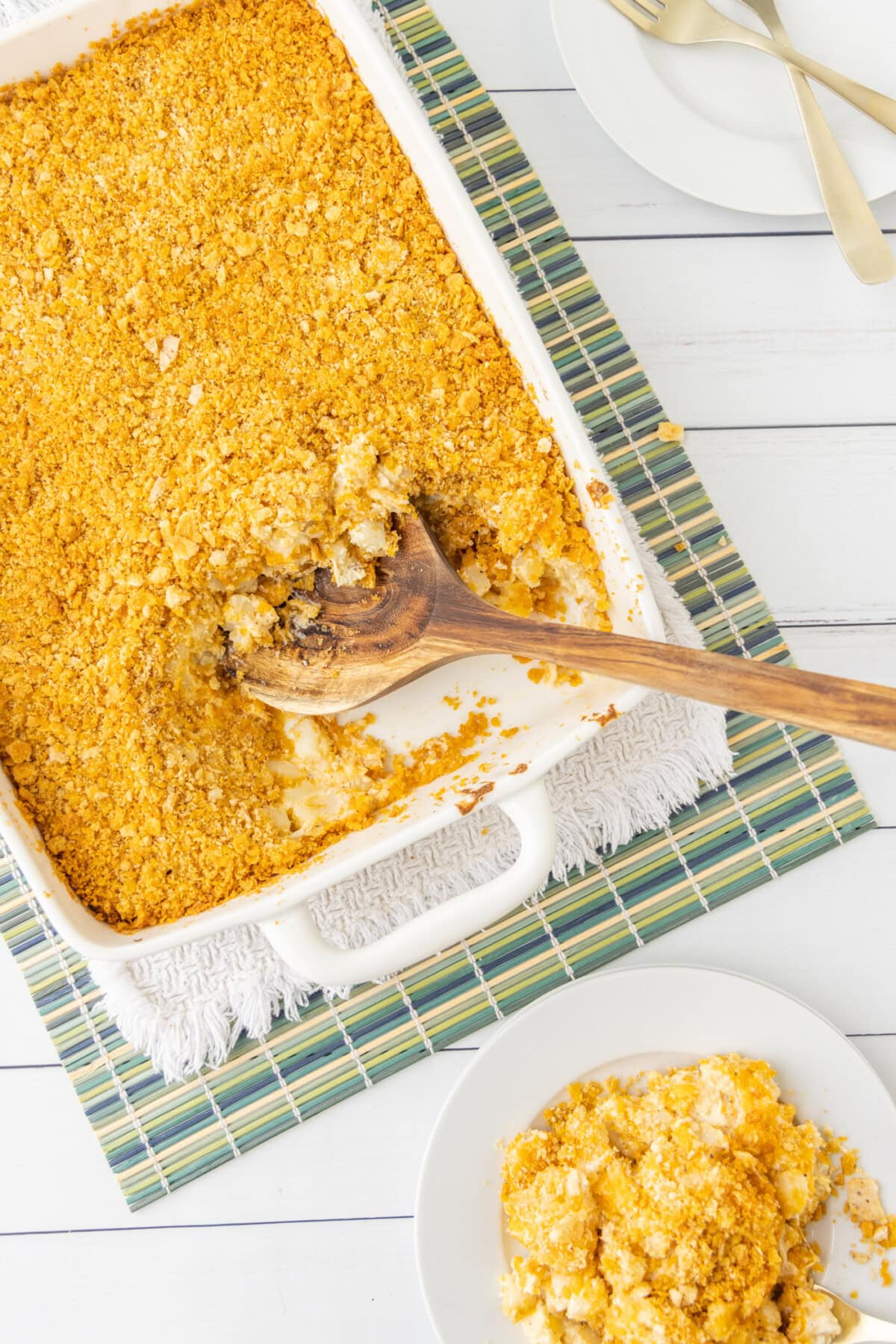 pan of Funeral Potatoes