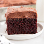 slice of chocolate Mayonnaise Cake