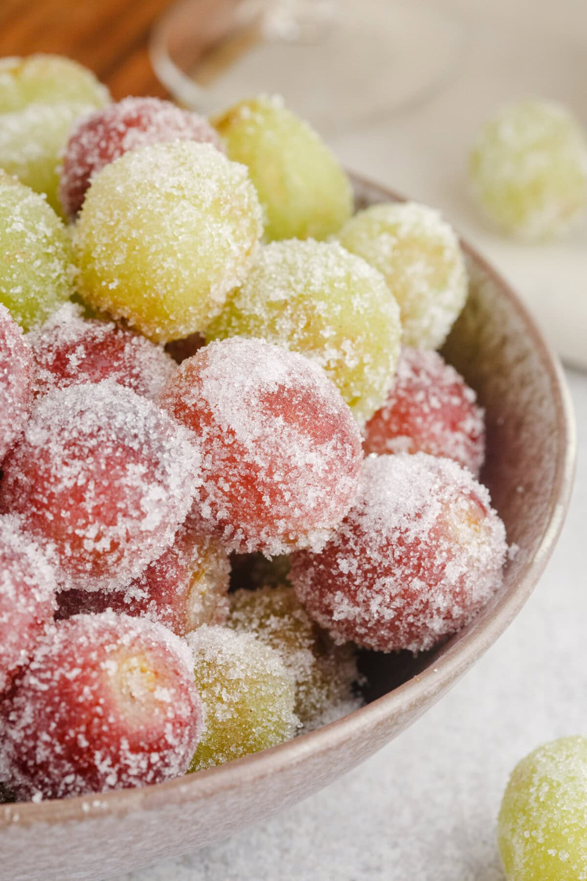 bowl of Prosecco Vodka Grapes