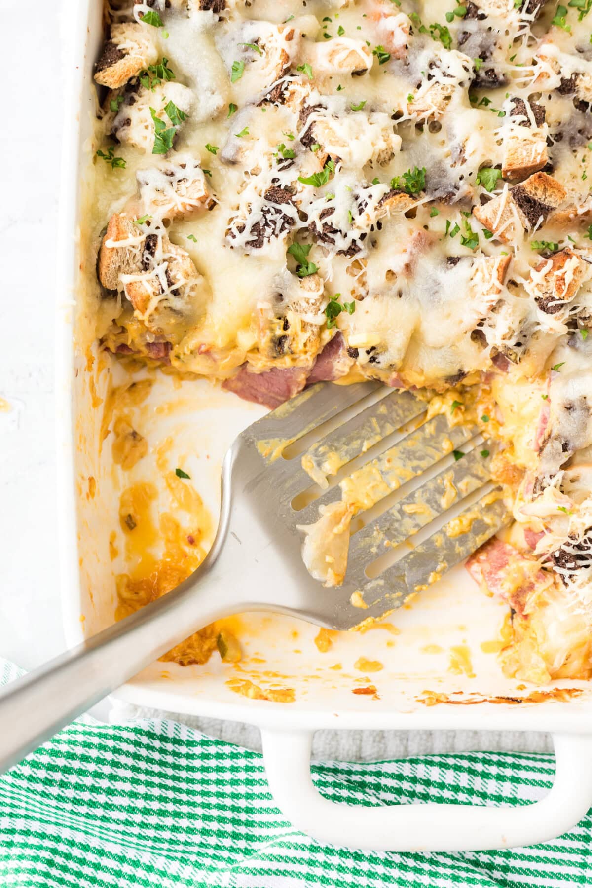 pan of Rueben Casserole