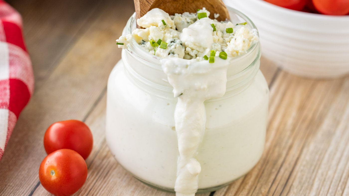 Step aside store-bought dressing, because this homemade blue cheese dressing is even creamier and ri