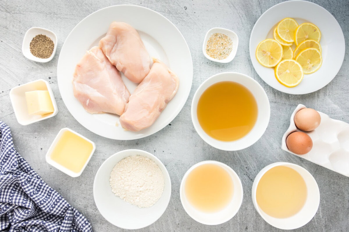 ingredients for Chicken Francese