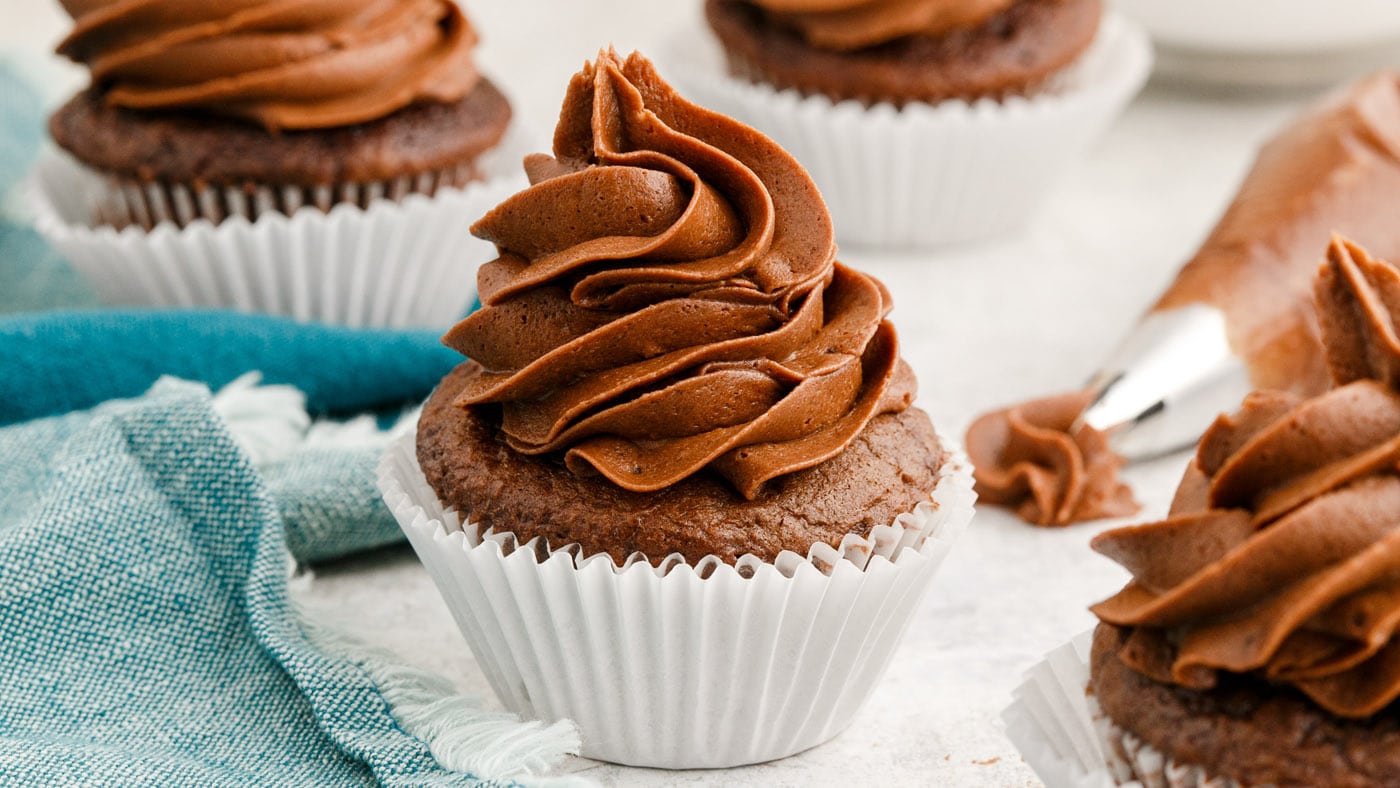 A good chocolate buttercream frosting is airy, fluffy, rich, and doesn't go overboard on the ingredi