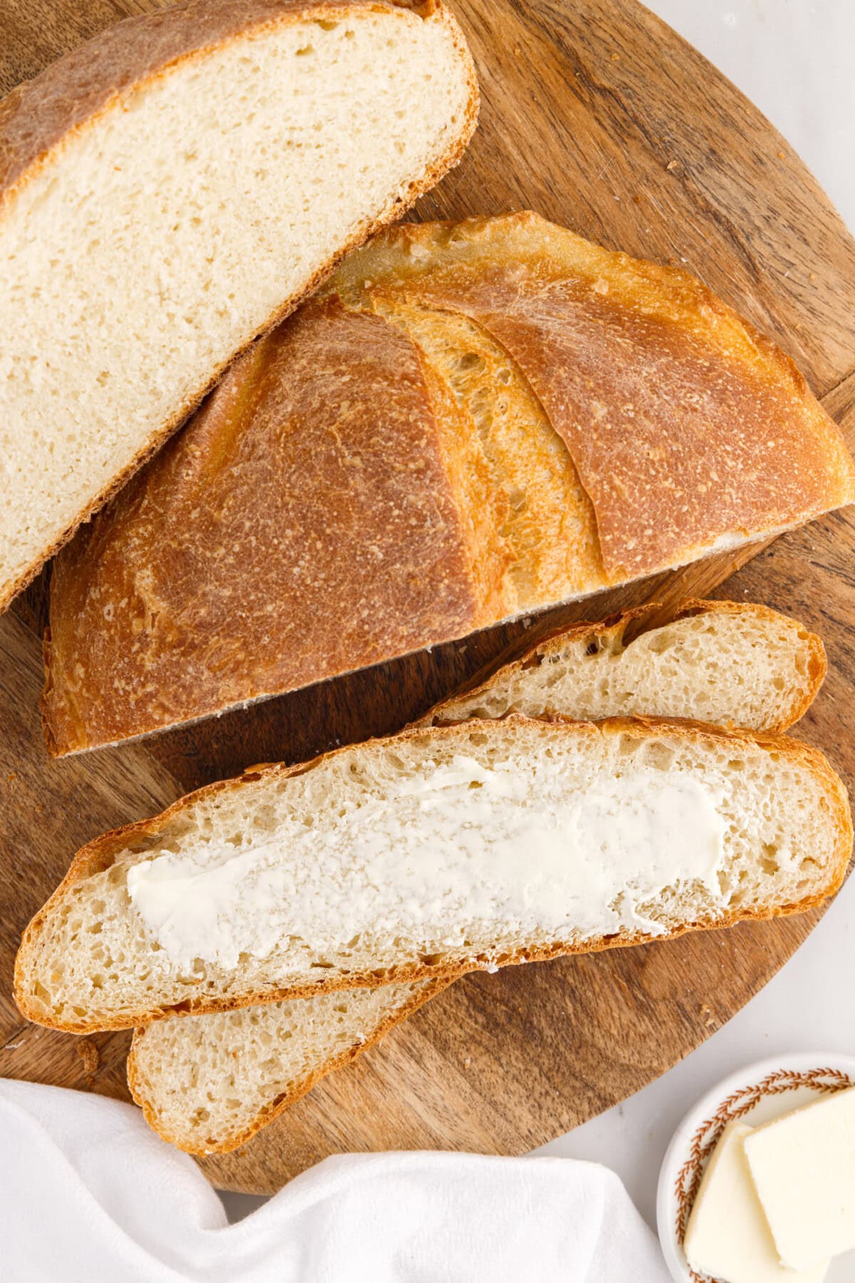sliced Dutch Oven Bread