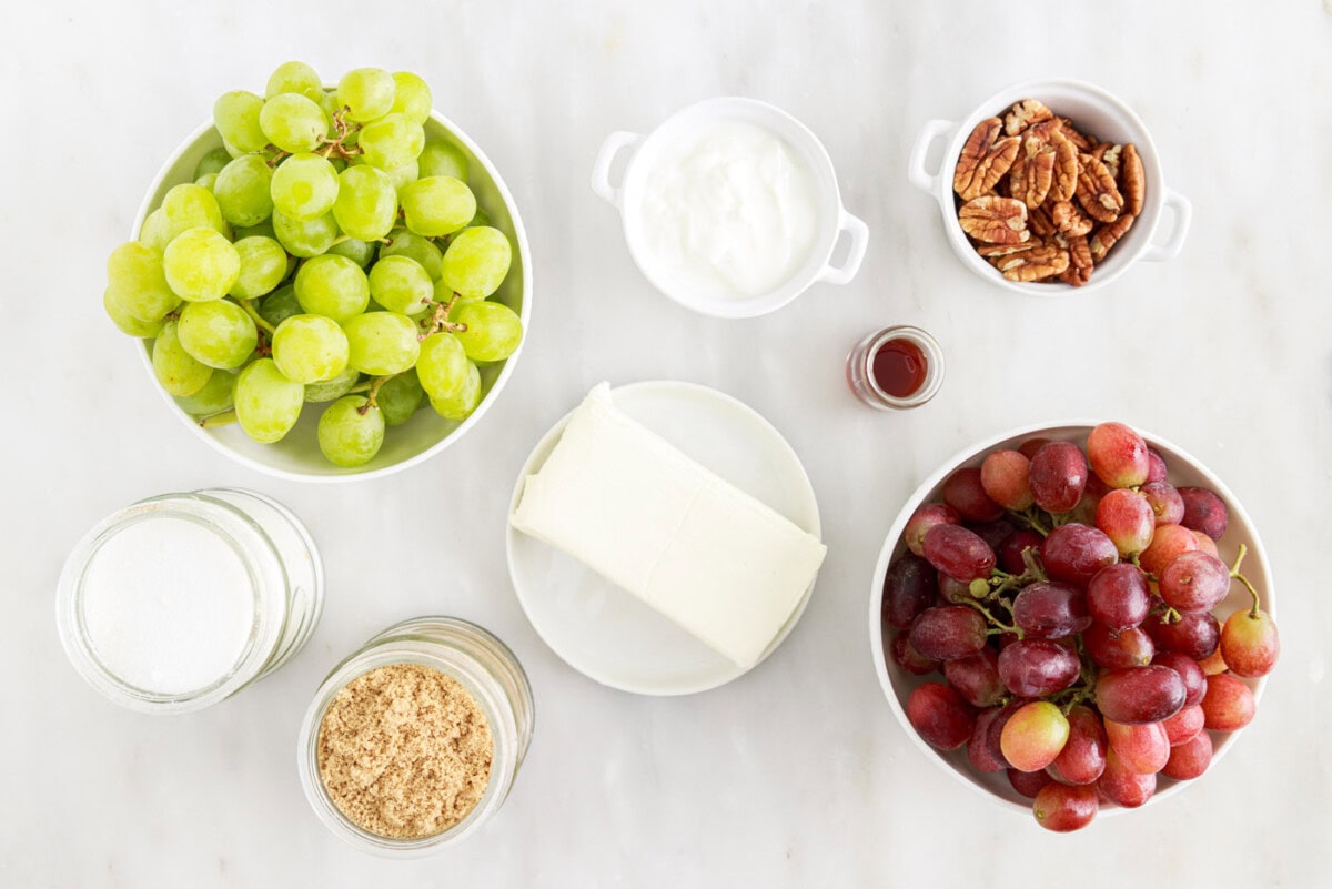 ingredients for Grape Salad
