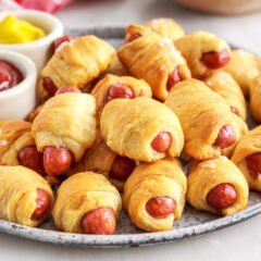 plate full of Pigs in a Blanket