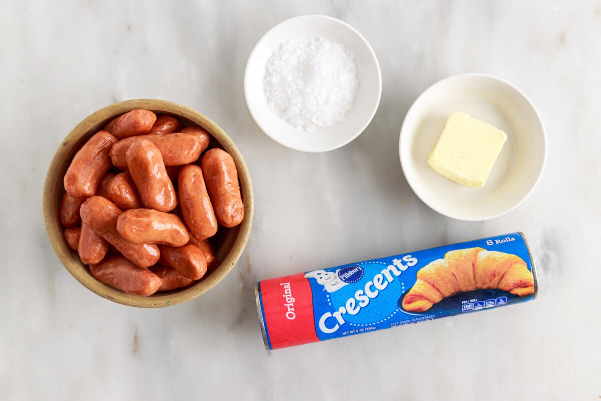ingredients for Pigs in a Blanket