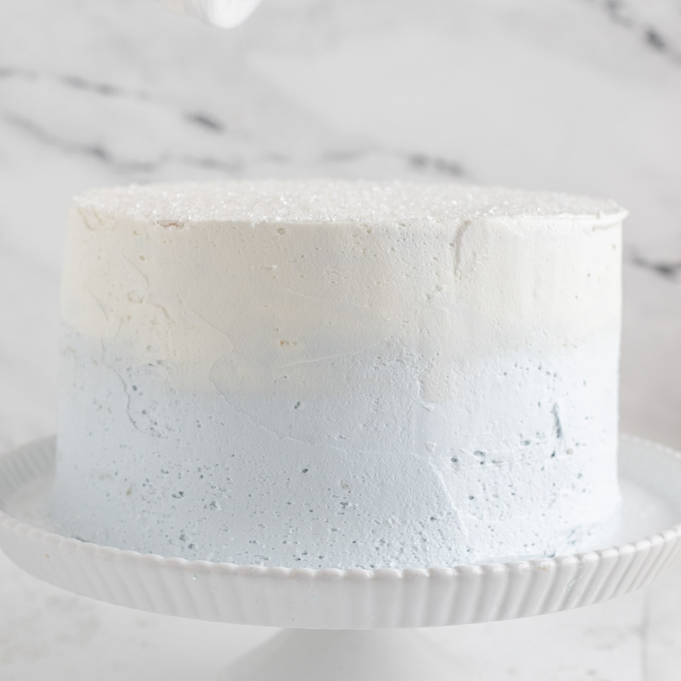 frosted snowflake cake
