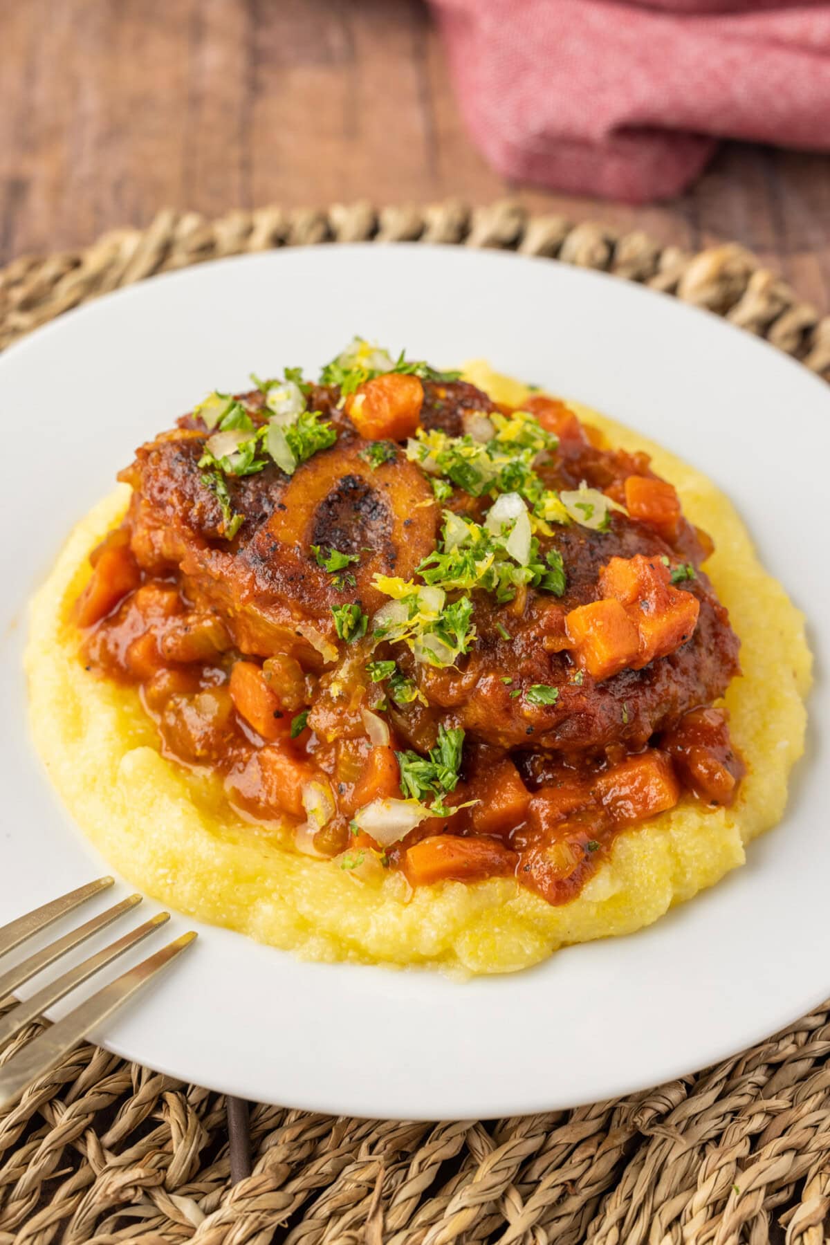 Veal Osso Bucco on a late
