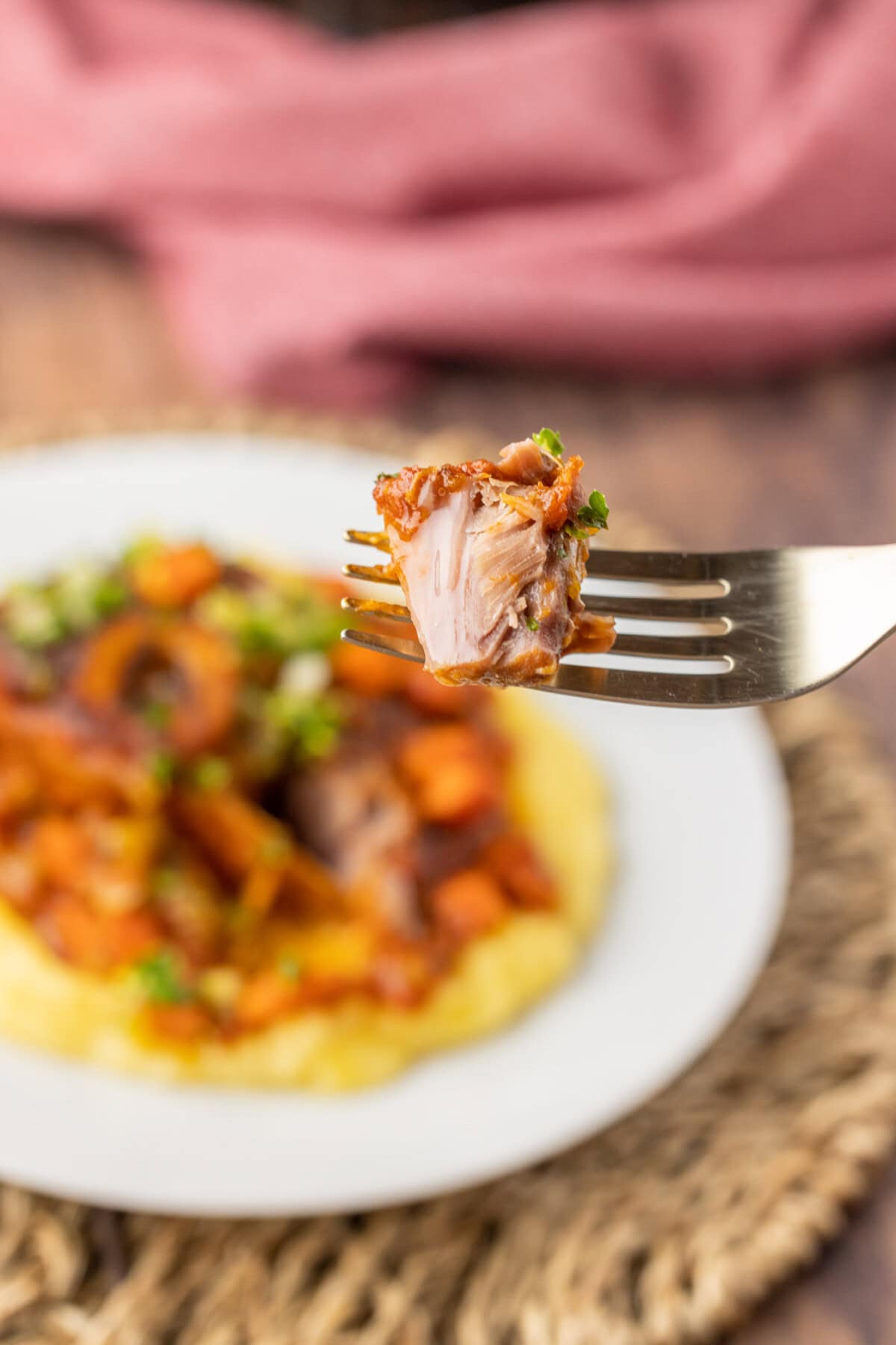 fork of Veal Osso Bucco