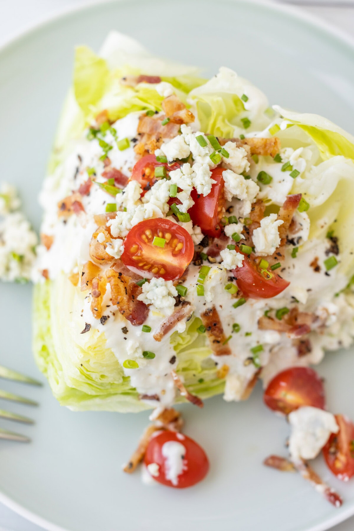 close up f Wedge Salad