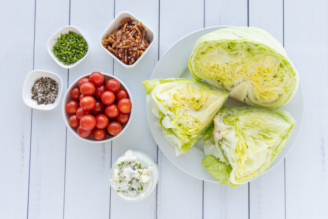 ingredients for Wedge Salad