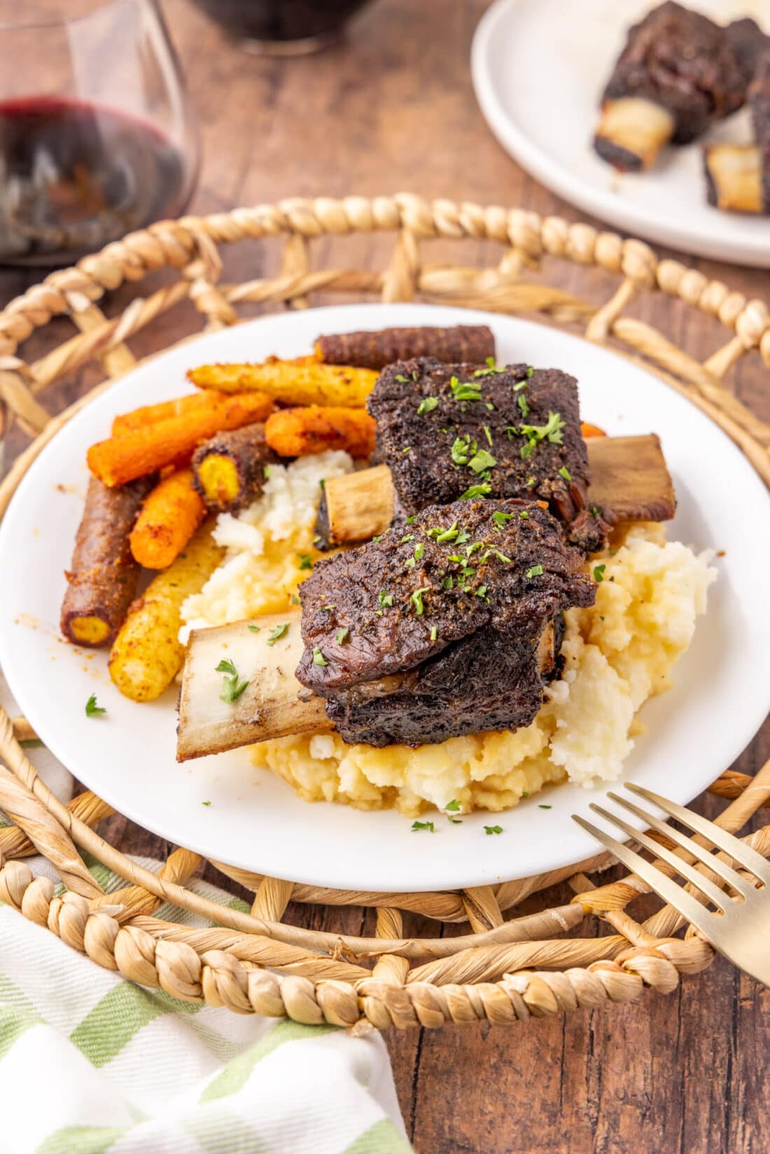 Plate of Beef Short Ribs