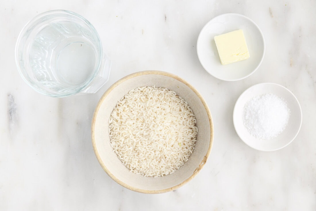 Ingredients for How to Make Rice