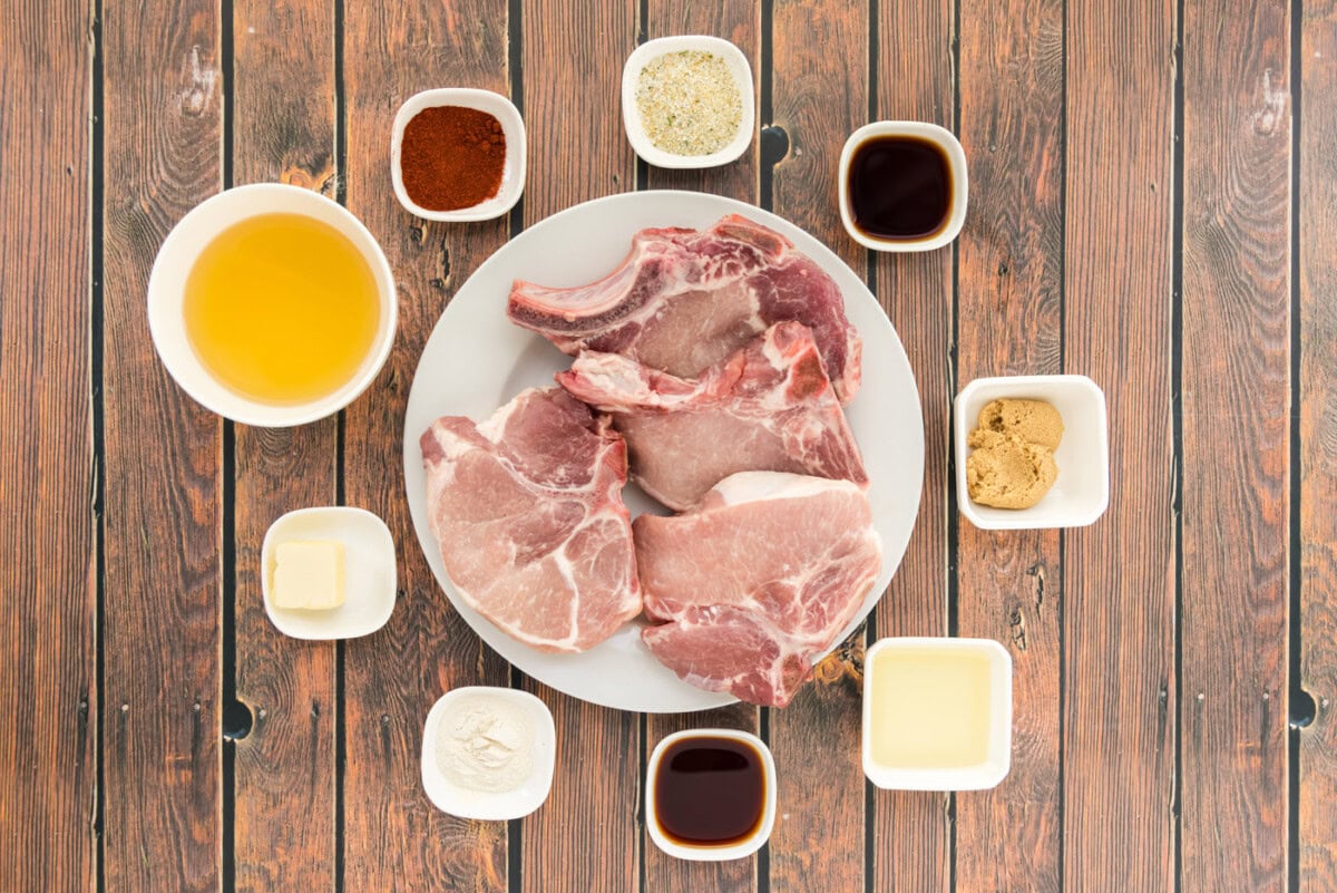 Ingredients for Instant Pot Pork Chops