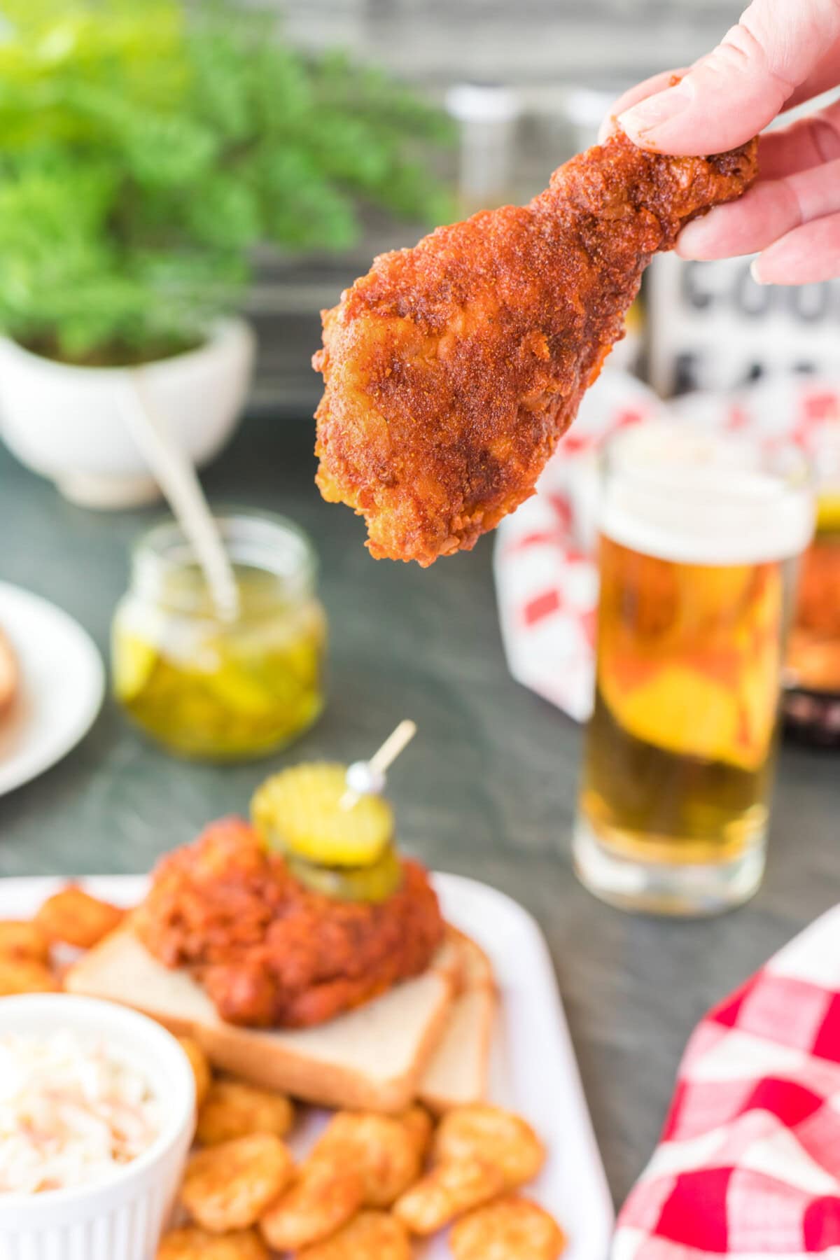 Piece of Nashville Hot Chicken
