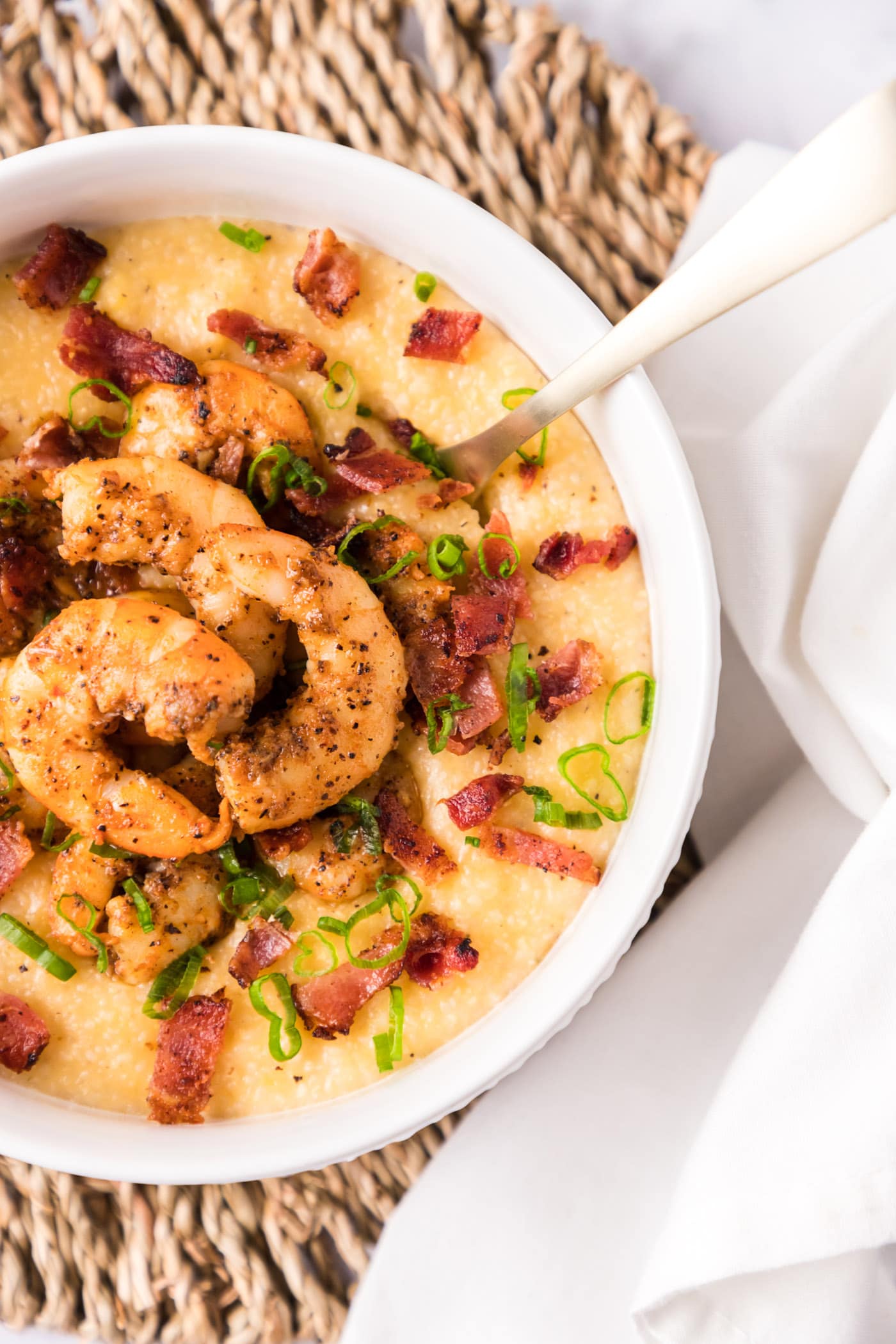 Shrimp and Grits - Amanda's Cookin' - Grains