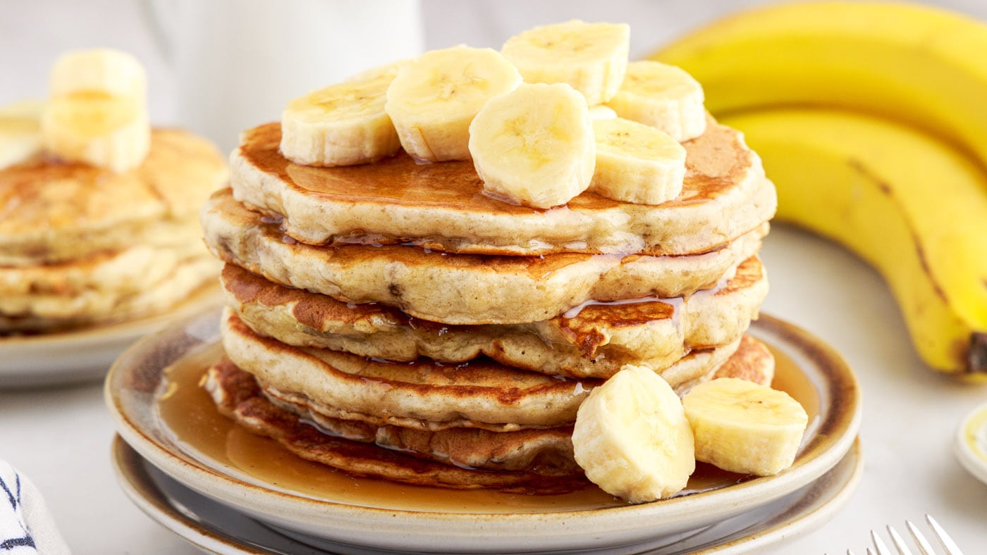 Spiced banana pancakes hit the spot first thing in the morning, and they're actually quite easy to w