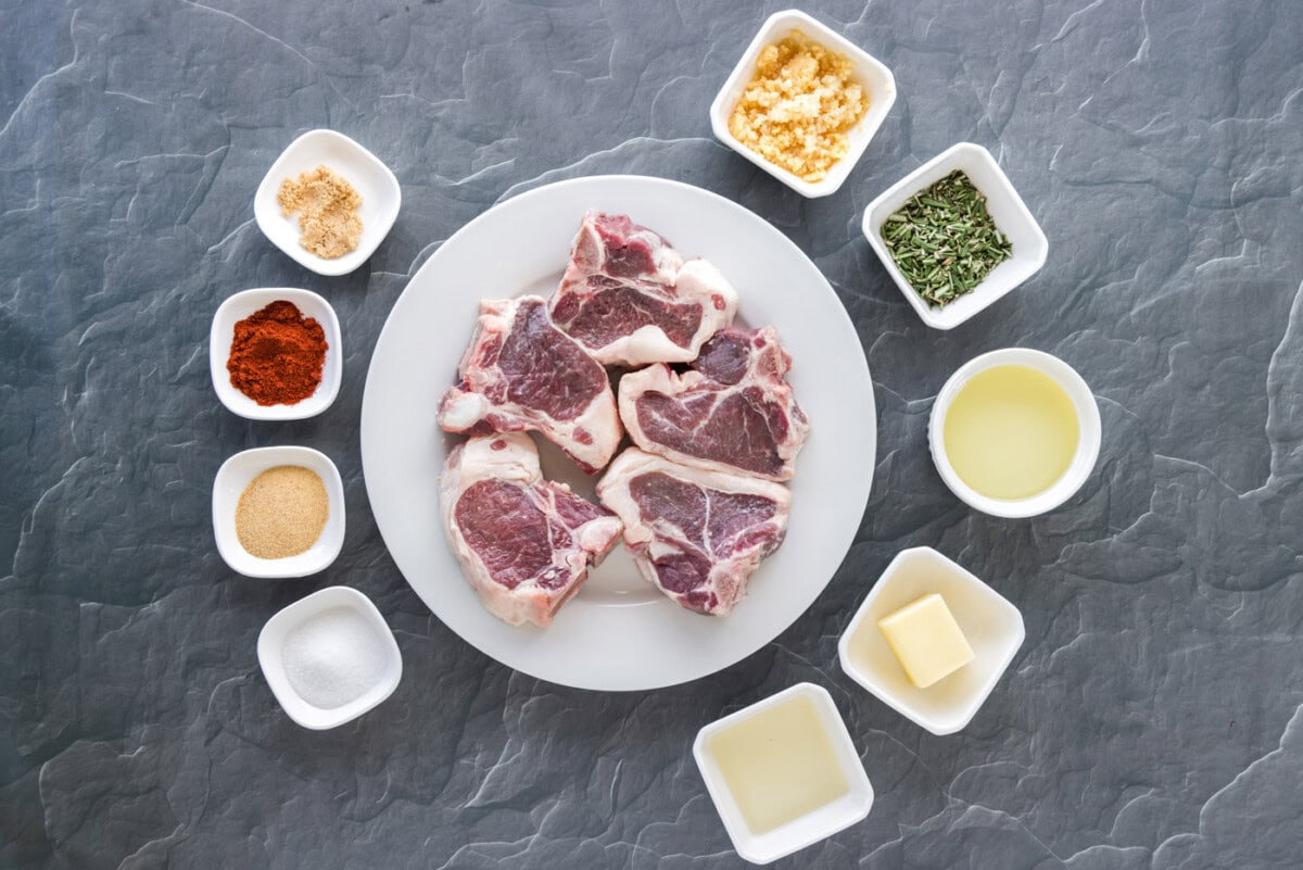 Ingredients for Lamb Loin Chops