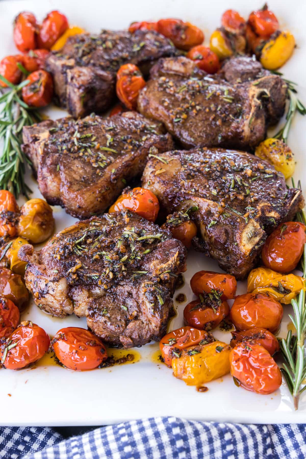 Platter of Lamb Loin Chops