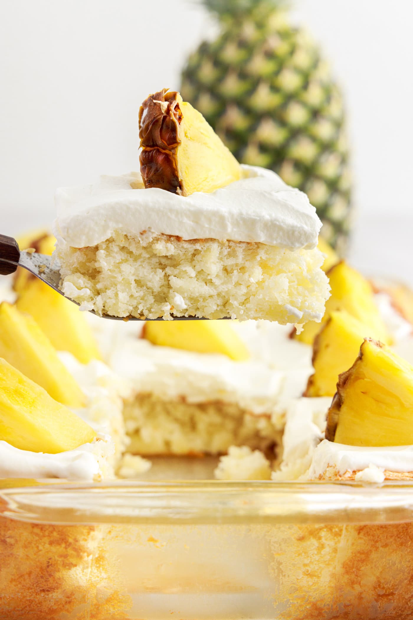 Pineapple Angel Food Cake - Amanda's Cookin' - Cake & Cupcakes