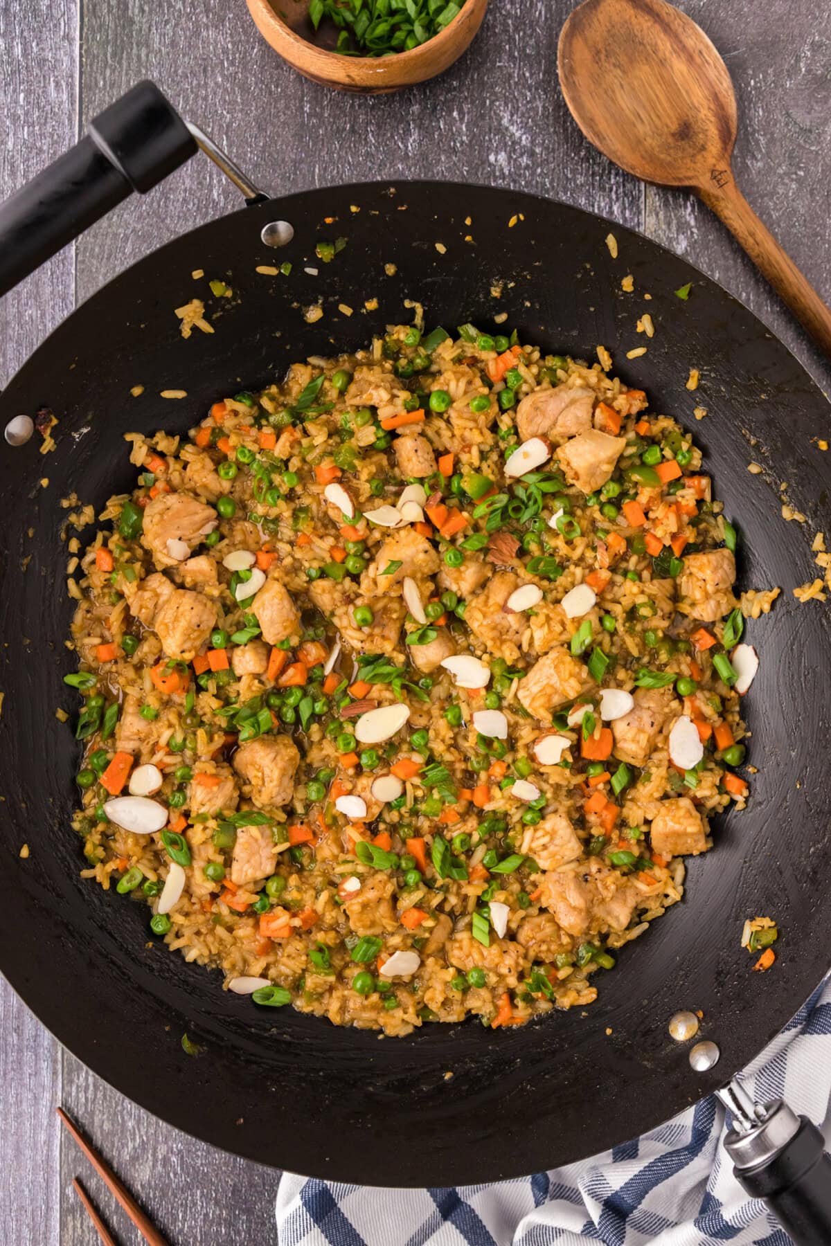 Skillet of Pork Fried Rice