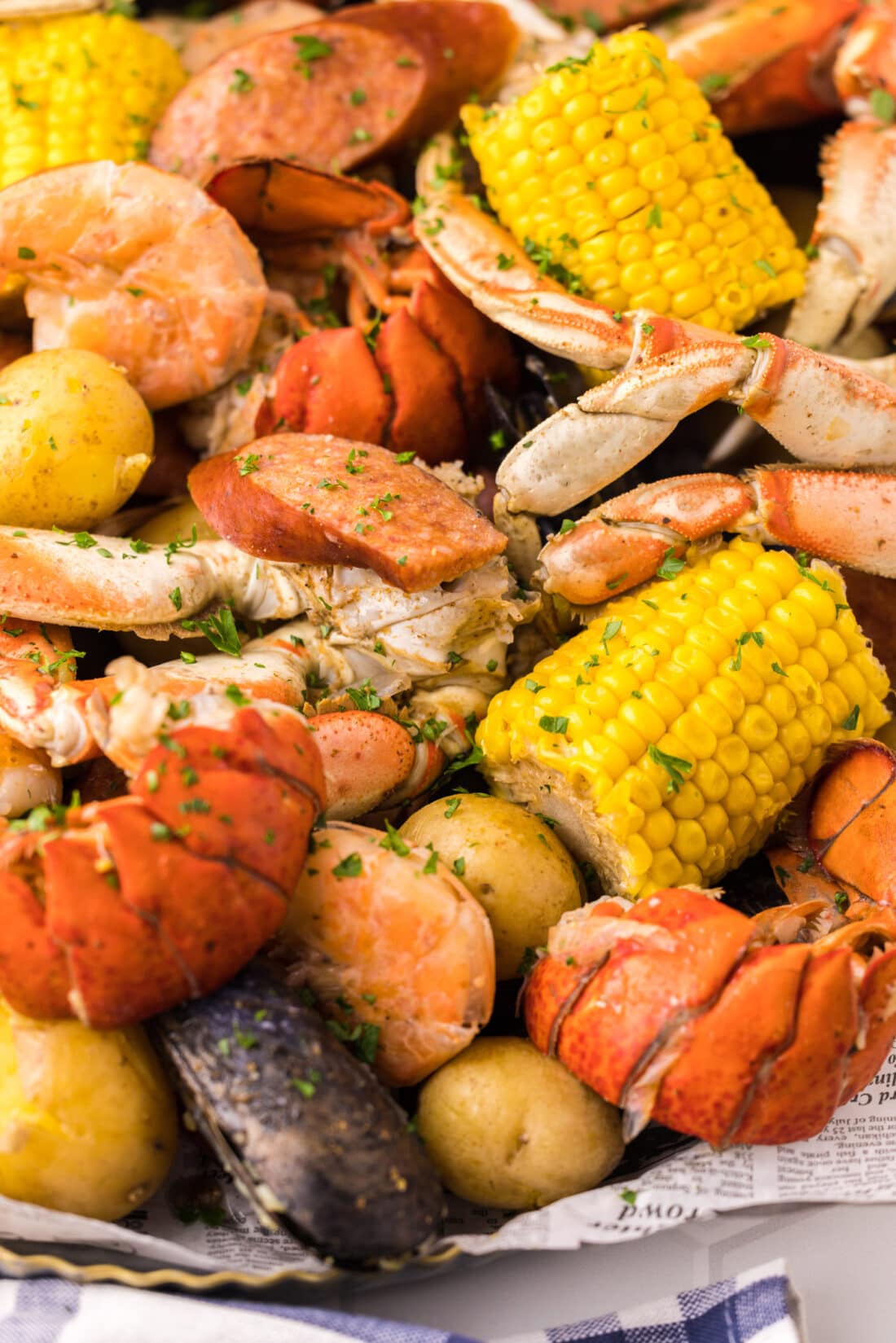 Close up of image of Seafood Boil