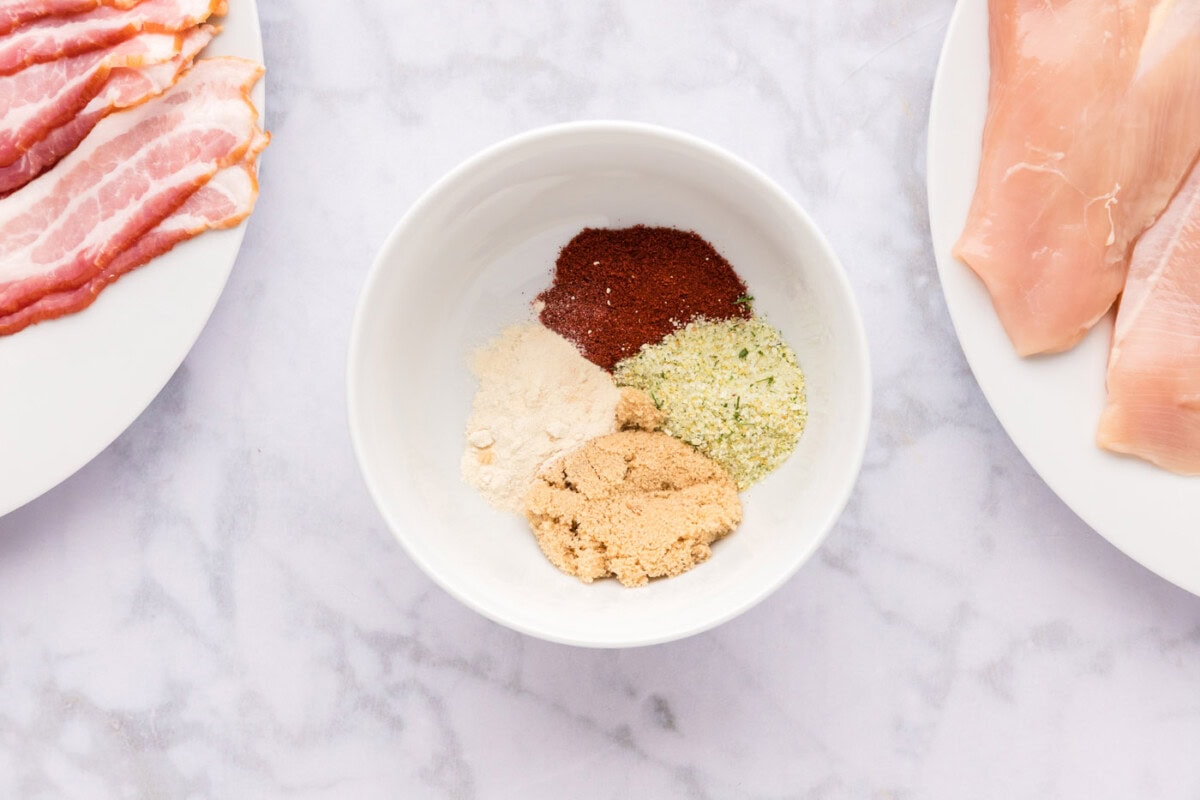 chicken seasoning mix in a bowl