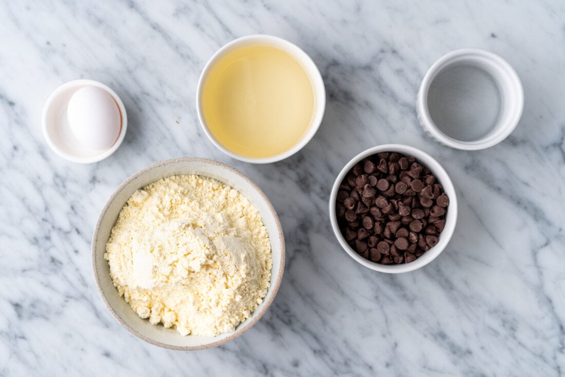 Ingredients for Cake Mix Cookie Bars