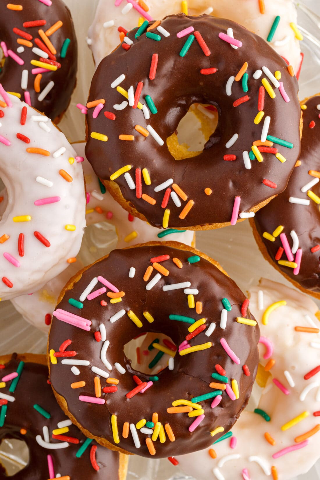 Close up photo of Cake Mix Donuts