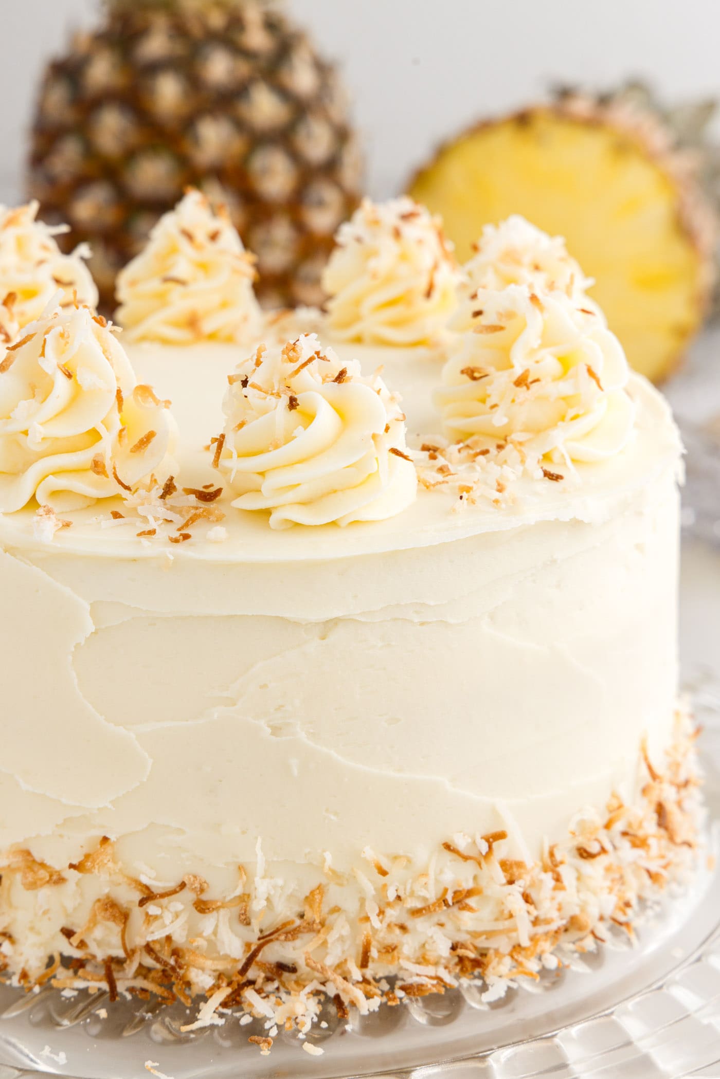 Pineapple Coconut Cake - Amanda's Cookin' - Cake & Cupcakes