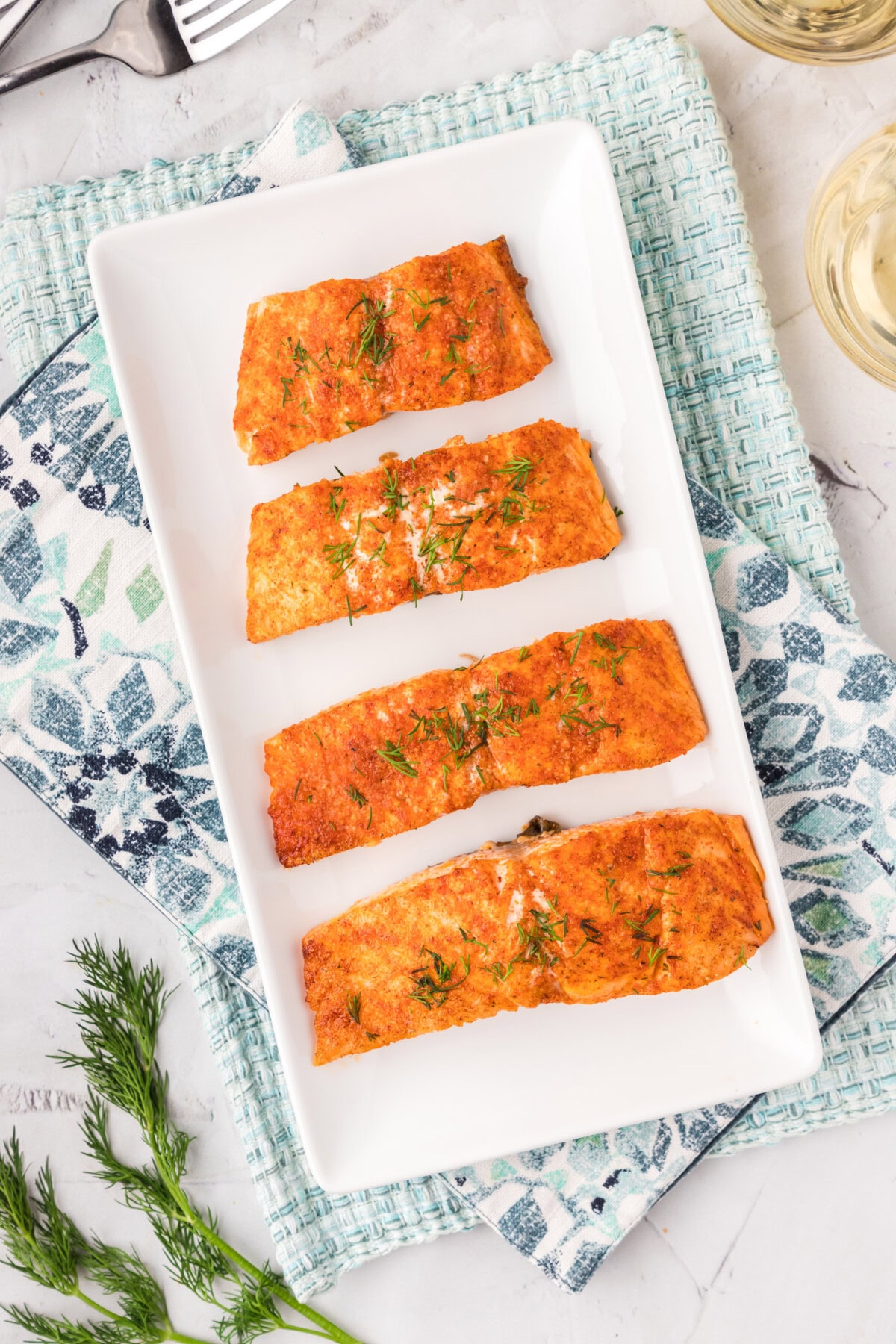 Platter of Roasted Salmon