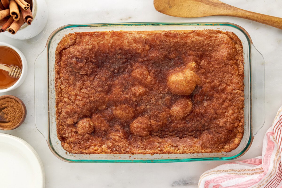 baked sopapilla cheesecake