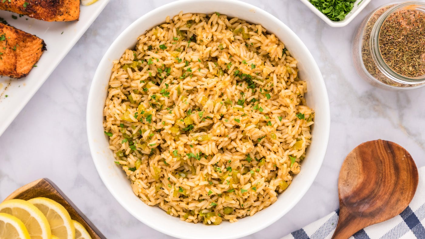 This easy Cajun rice recipe will have your mouth watering and your stomach growling as the aroma fil