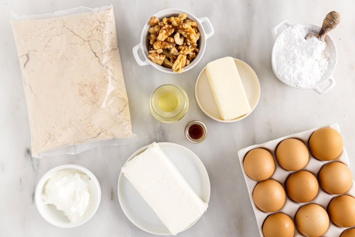 Ingredients for Carrot Cake Mix Cookies