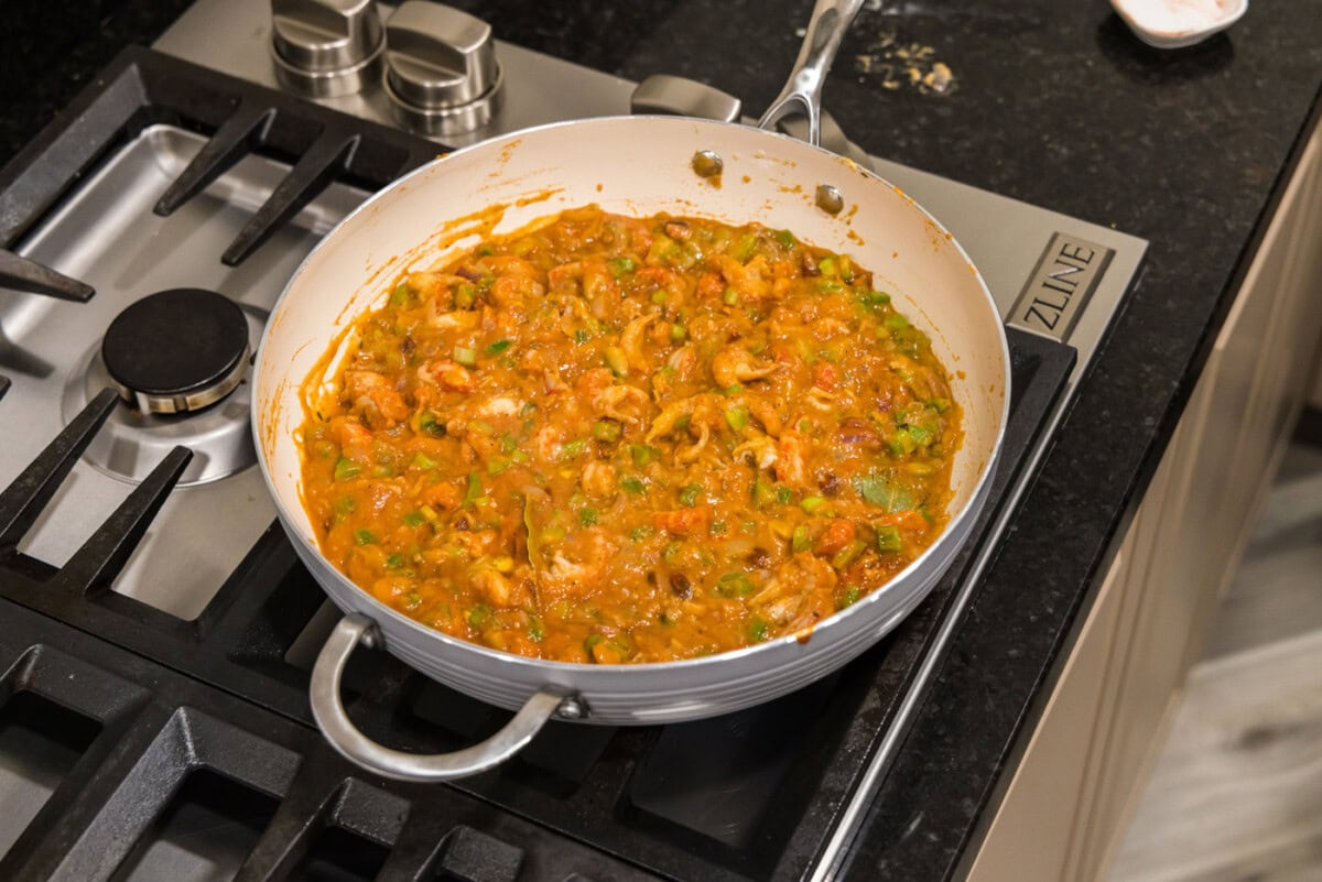 skillet crawfish etouffee