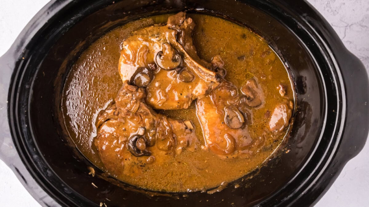 brown gravy crockpot pork chops
