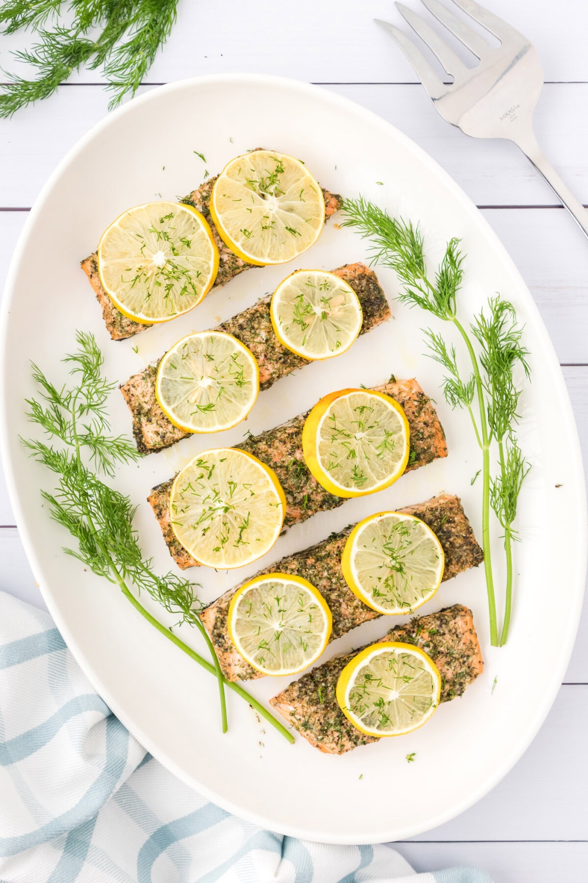 Platter of Dill Salmon