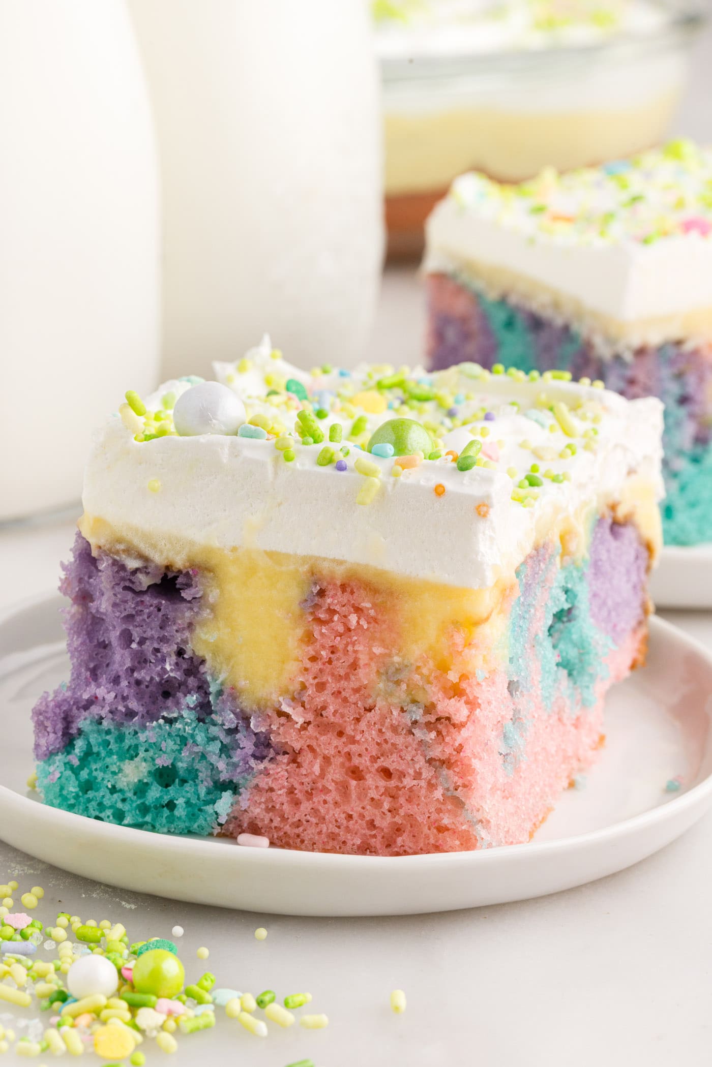 Easter Poke Cake - Amanda's Cookin' - Cake & Cupcakes