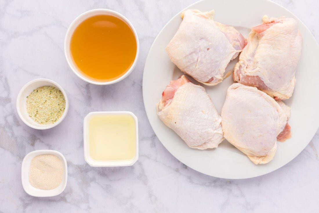 Ingredients for Instant Pot Chicken Thighs