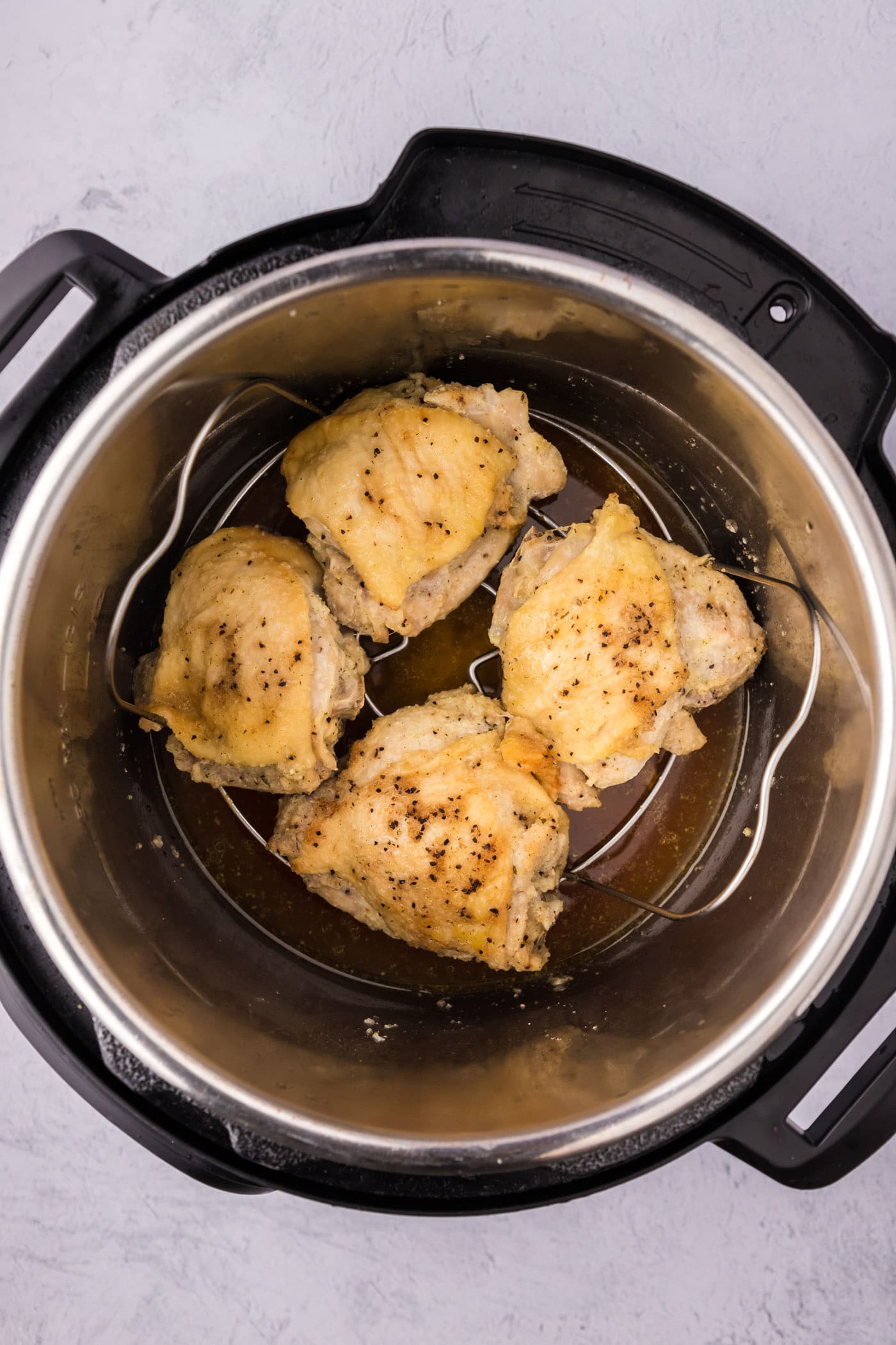 Instant Pot Chicken Thighs - Amanda's Cookin' - Chicken & Poultry